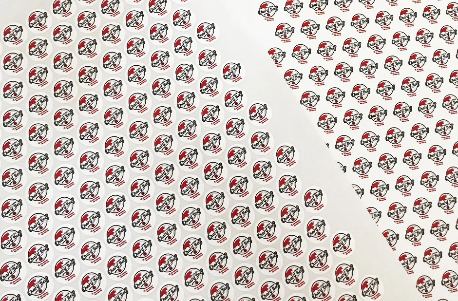 PP stickers are finely detailed, waterproof, and microwave-safe. Printed with digital laser printers for vivid and precise colors, they can be cut to your desired shape.