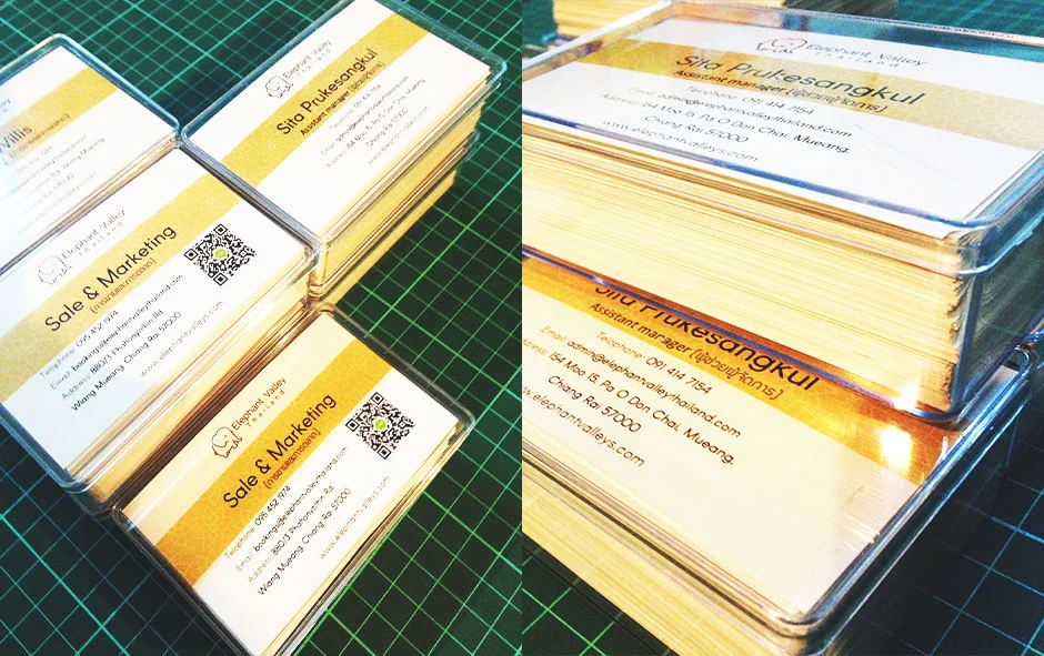 ผลงานนามบัตร 1 ปางช้าง 3